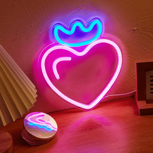 Neon Coeur Lampe Neon