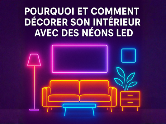 Pourquoi et comment décorer son intérieur avec des neons LED