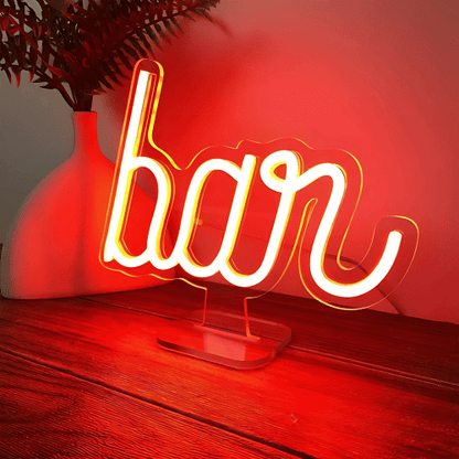 Neon sur pied Bar Lampe Neon