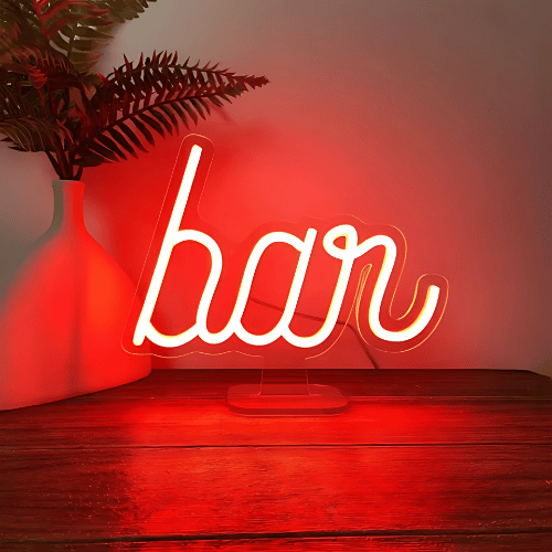 Neon sur pied Bar Lampe Neon