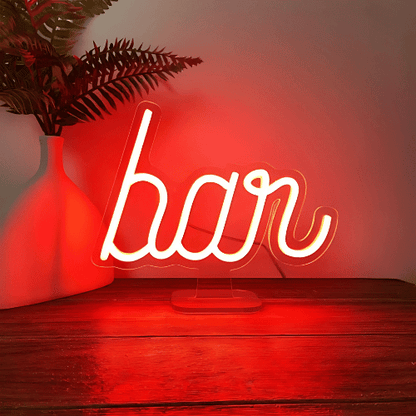 Neon sur pied Bar Lampe Neon