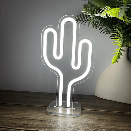 Neon sur pied Cactus Lampe Neon