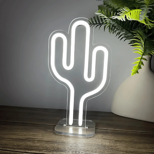 Neon sur pied Cactus Lampe Neon