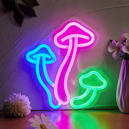 Neon Champignons Lampe Neon