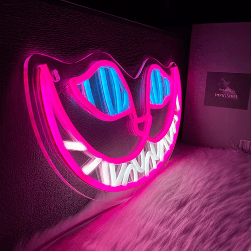 Neon Chat Diabolique Lampe Neon