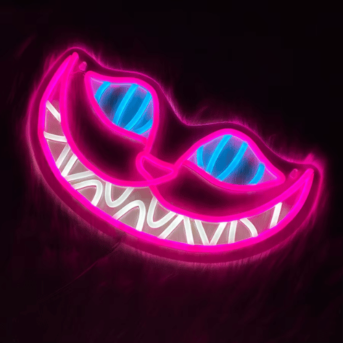 Neon Chat Diabolique Lampe Neon