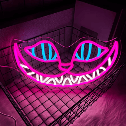 Neon Chat Diabolique Lampe Neon