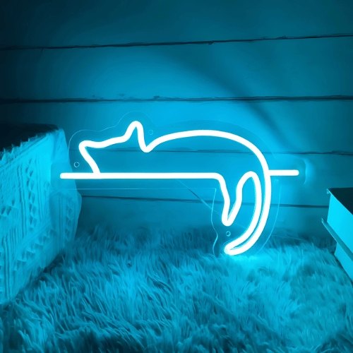Neon mural Chat Lampe Neon