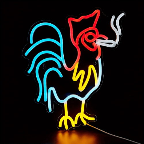 Neon Cigarette Coq Lampe Neon