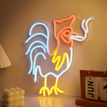 Neon Cigarette Coq Lampe Neon