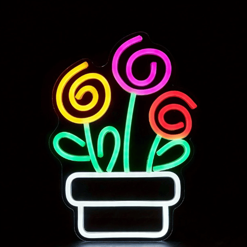 Neon Deco Fleurs Lampe Neon