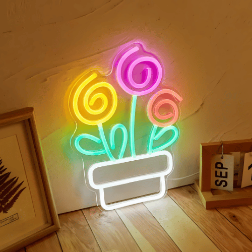 Neon Deco Fleurs Lampe Neon