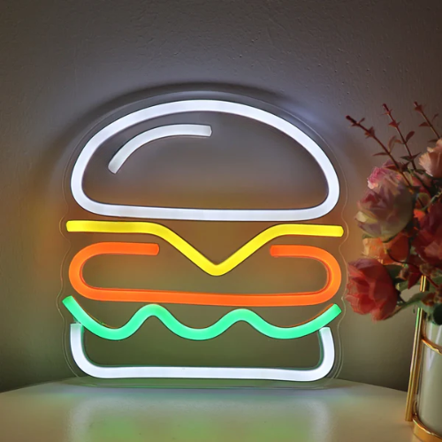 Neon Hamburger