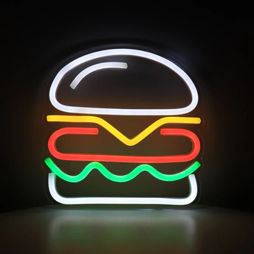 Neon Hamburger