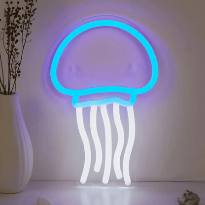 Neon Meduse Lampe Neon