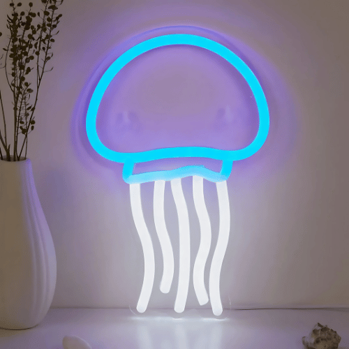 Neon Meduse Lampe Neon