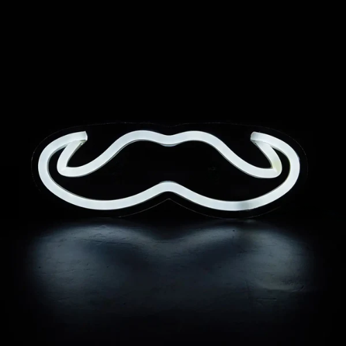 Neon Moustache