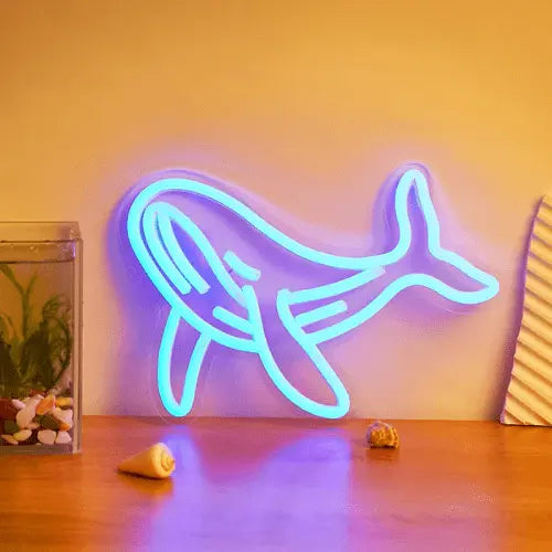 Neon Baleine Lampe Neon