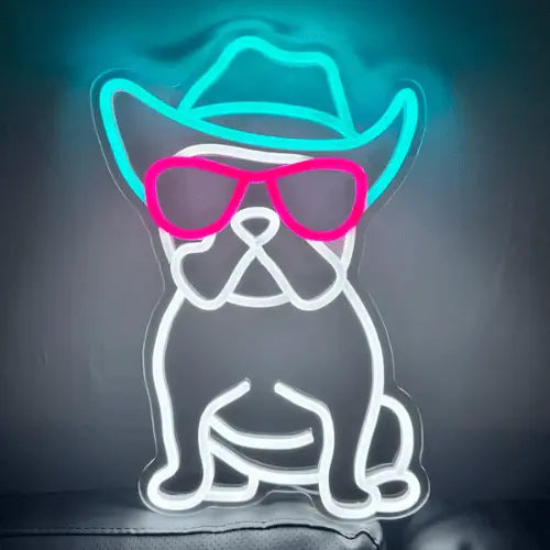 Neon Bulldog Lampe Neon