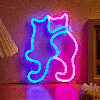 Neon Chats Lampe Neon