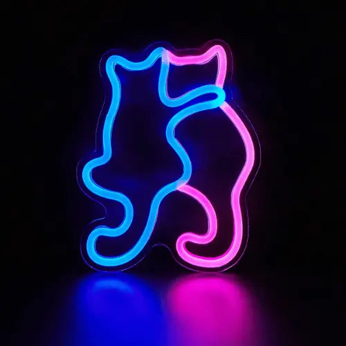 Neon Chats Lampe Neon