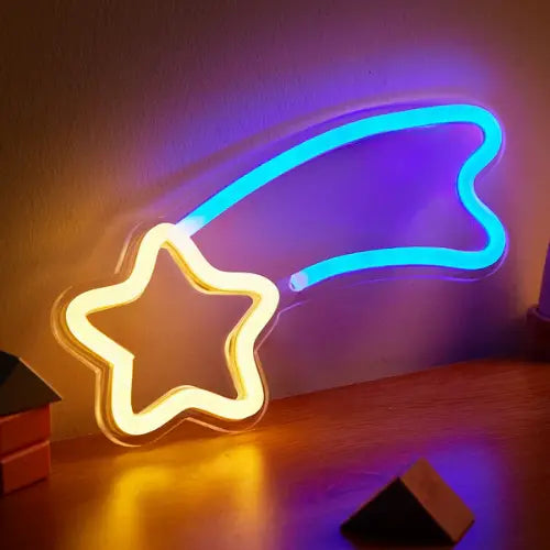 Neon Etoile Filante Lampe Neon