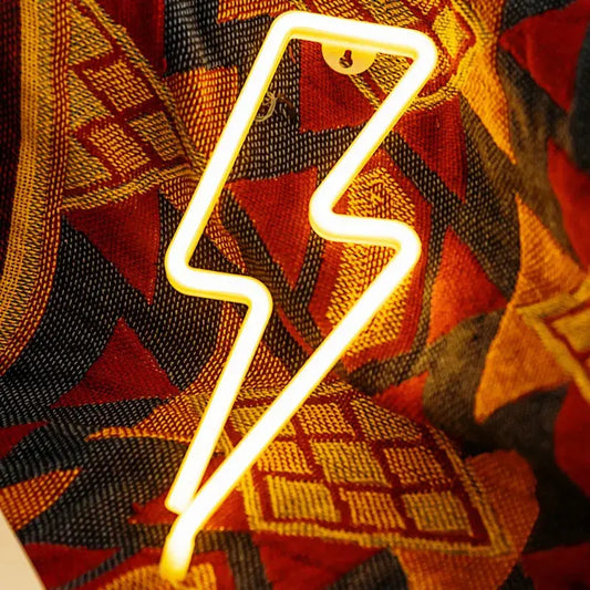 Neon Foudre Lampe Neon