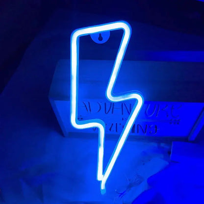 Neon Foudre Lampe Neon
