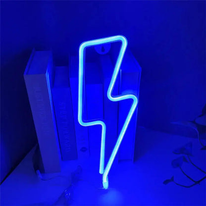 Neon Foudre Lampe Neon