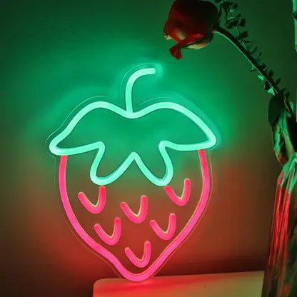 Neon Fraise Lampe Neon