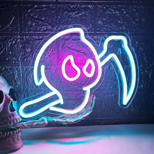 Neon Halloween Faucheuse Lampe Neon