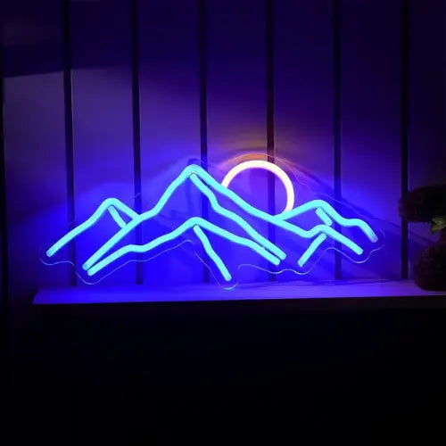 Neon Montagne Lampe Neon