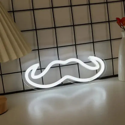 Neon Moustache Lampe Neon