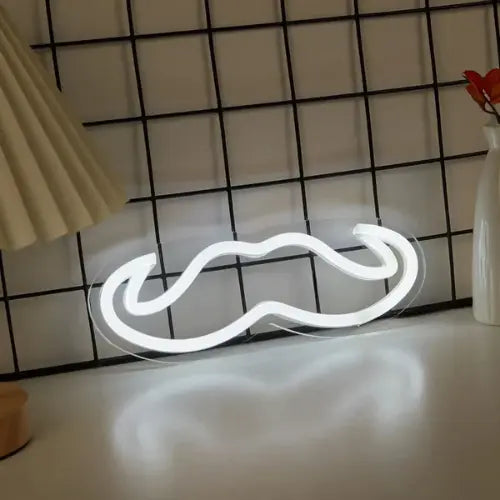 Neon Moustache Lampe Neon