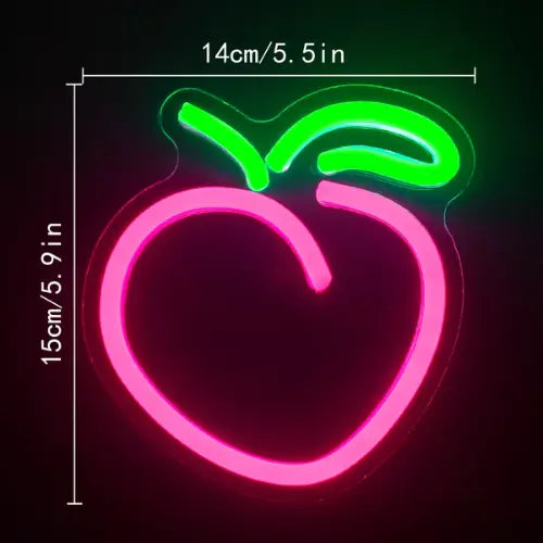 Neon Peche Lampe Neon