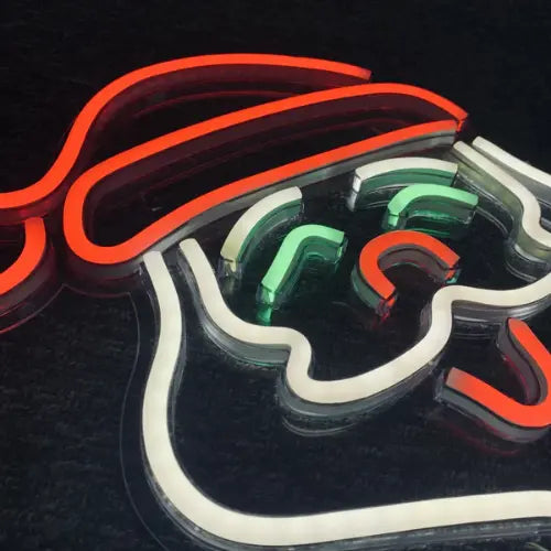 Neon Pere Noel Lampe Neon