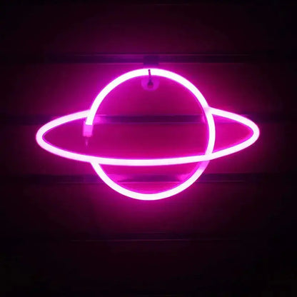 Neon Planete Simple Lampe Neon