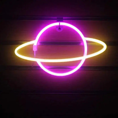 Neon Planete Simple Lampe Neon