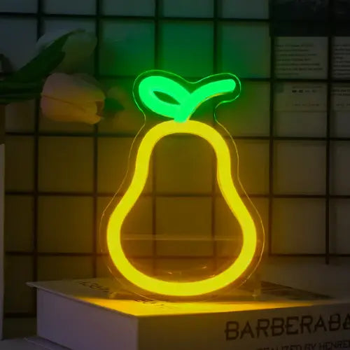 Neon Poire Lampe Neon