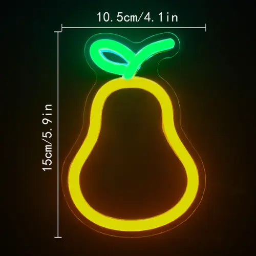 Neon Poire Lampe Neon