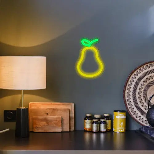Neon Poire Lampe Neon