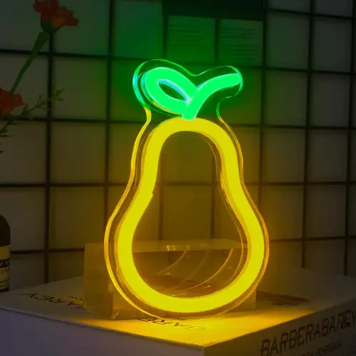 Neon Poire Lampe Neon