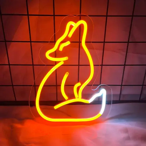 Neon Renard Lampe Neon