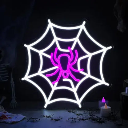 Neon Toile d'Araignee Lampe Neon