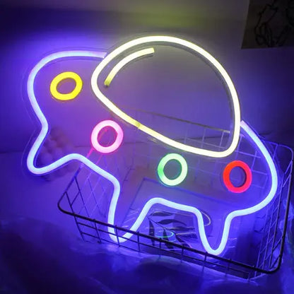 Neon UFO OVNI Lampe Neon