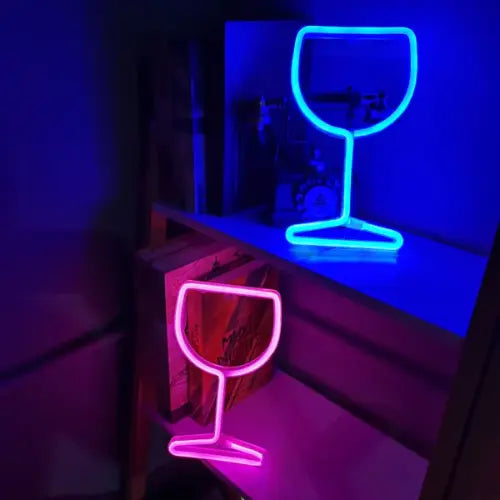 Neon Vin Lampe Neon