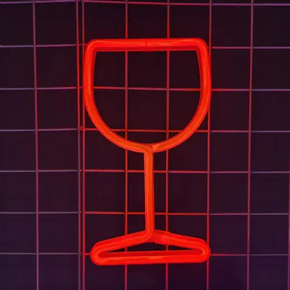 Neon Vin Lampe Neon