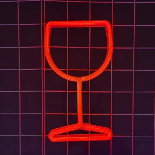 Neon Vin Lampe Neon