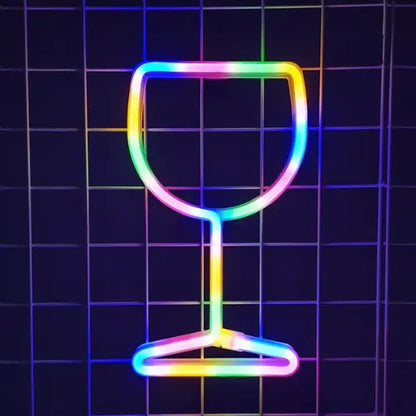 Neon Vin Lampe Neon