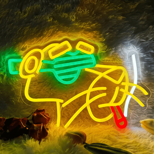 Neon Cigarette Panthere Lampe Neon